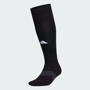 Adidas Unisex Black 2 pack Soccer Compression Metro 6 Over the Calf Socks - XS